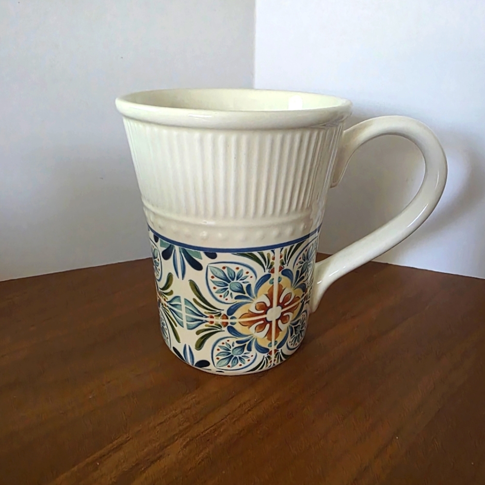 Set of 4 Pier 1 Athena Coffee Tea Mugs EUC - Picture 5 of 8